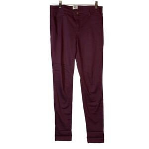 VERO MODA Women Burgundy Skinny Jeans Pants Trousers Size 30/32 Holiday Classic